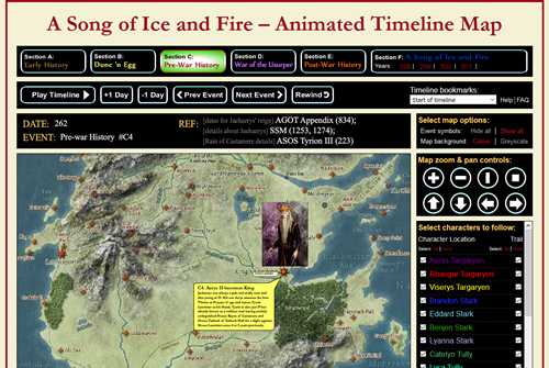 Animated Timeline Map