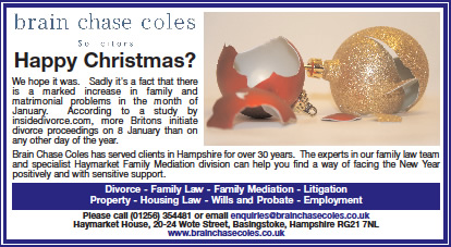 Brain Chase Coles for the Basingstoke Gazette - Small advert